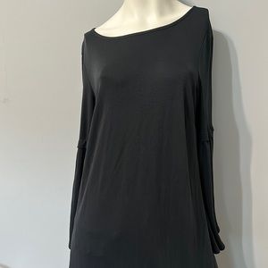 Tribal black dress with cute, sleeves, size M. Bundle and save or make an offer!